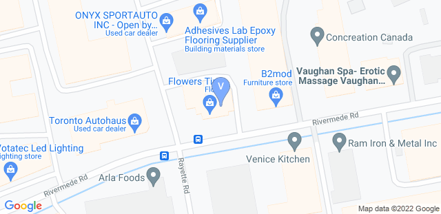 Map to Vaughan Jiu-Jitsu Academy